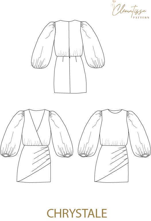 Patron De Couture Robe Chrystale