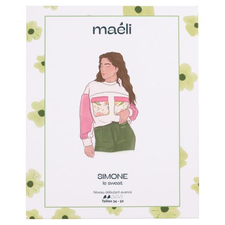 Patron Maéli Paris sweat Simone t34/52