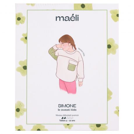Patron Maéli Paris sweat Simone enfants 4/12ans
