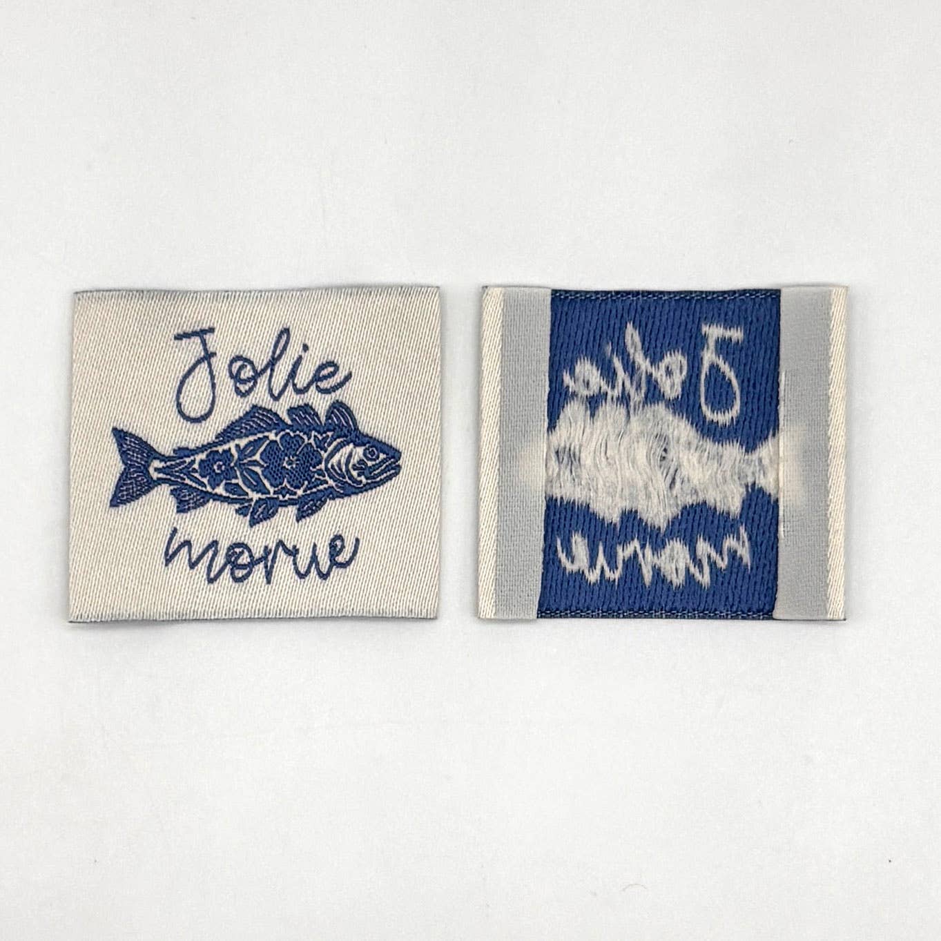 Etiquette Tissée à coudre : Jolie MORUE