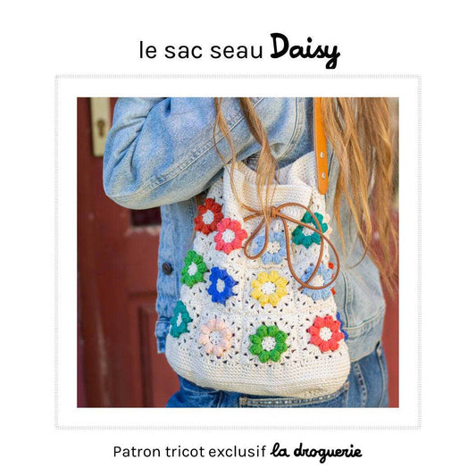 Patron crochet du sac seau "Daisy"
