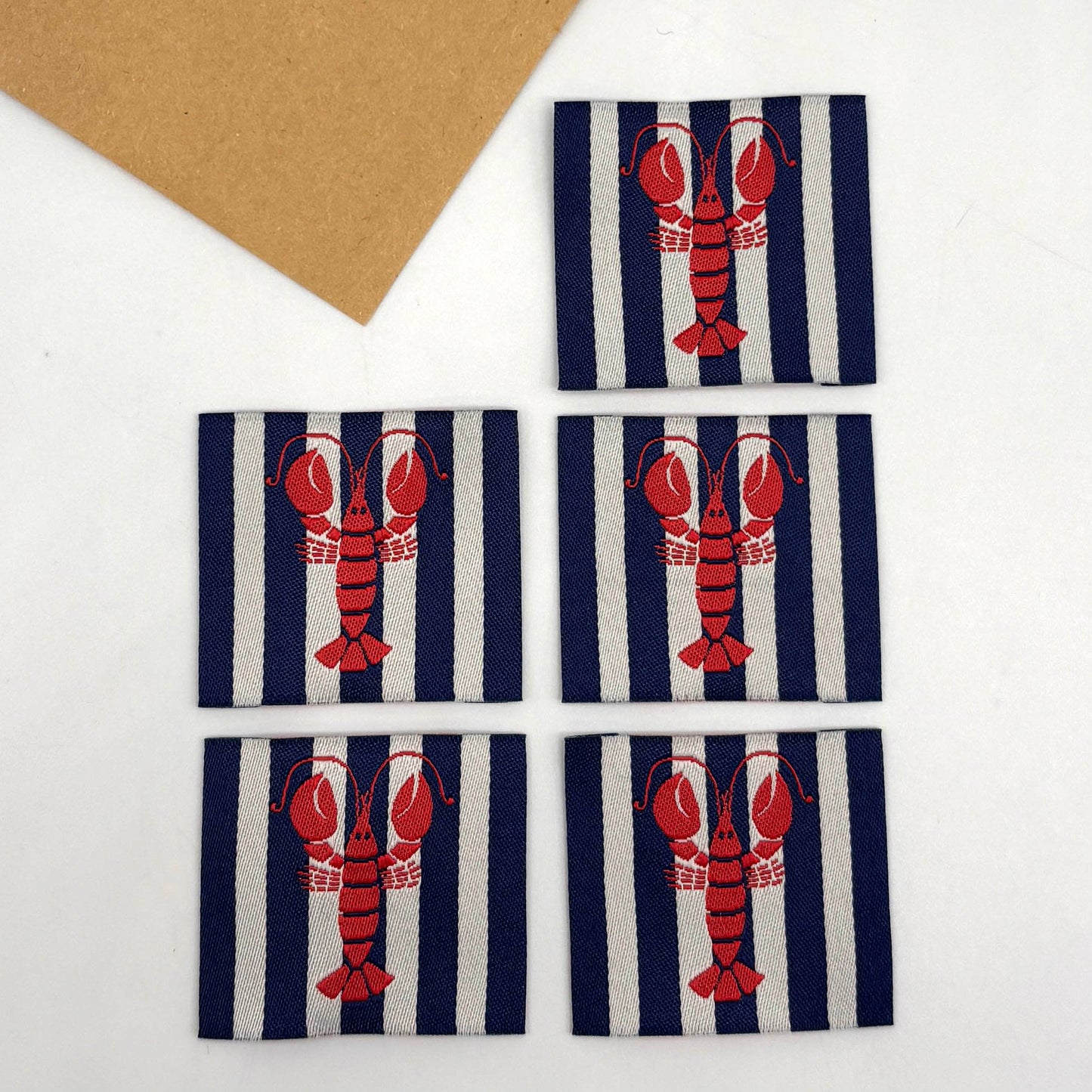 Etiquette Tissée à coudre : HOMARD (sans Fred!)