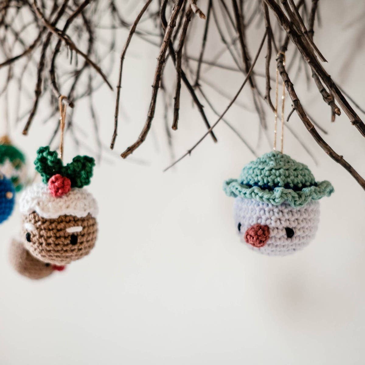 Kit de crochet DIY boules de Noël pays des merveilles