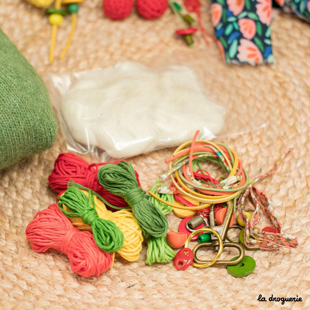 Kit à crocheter - Les porte-clés fruités
