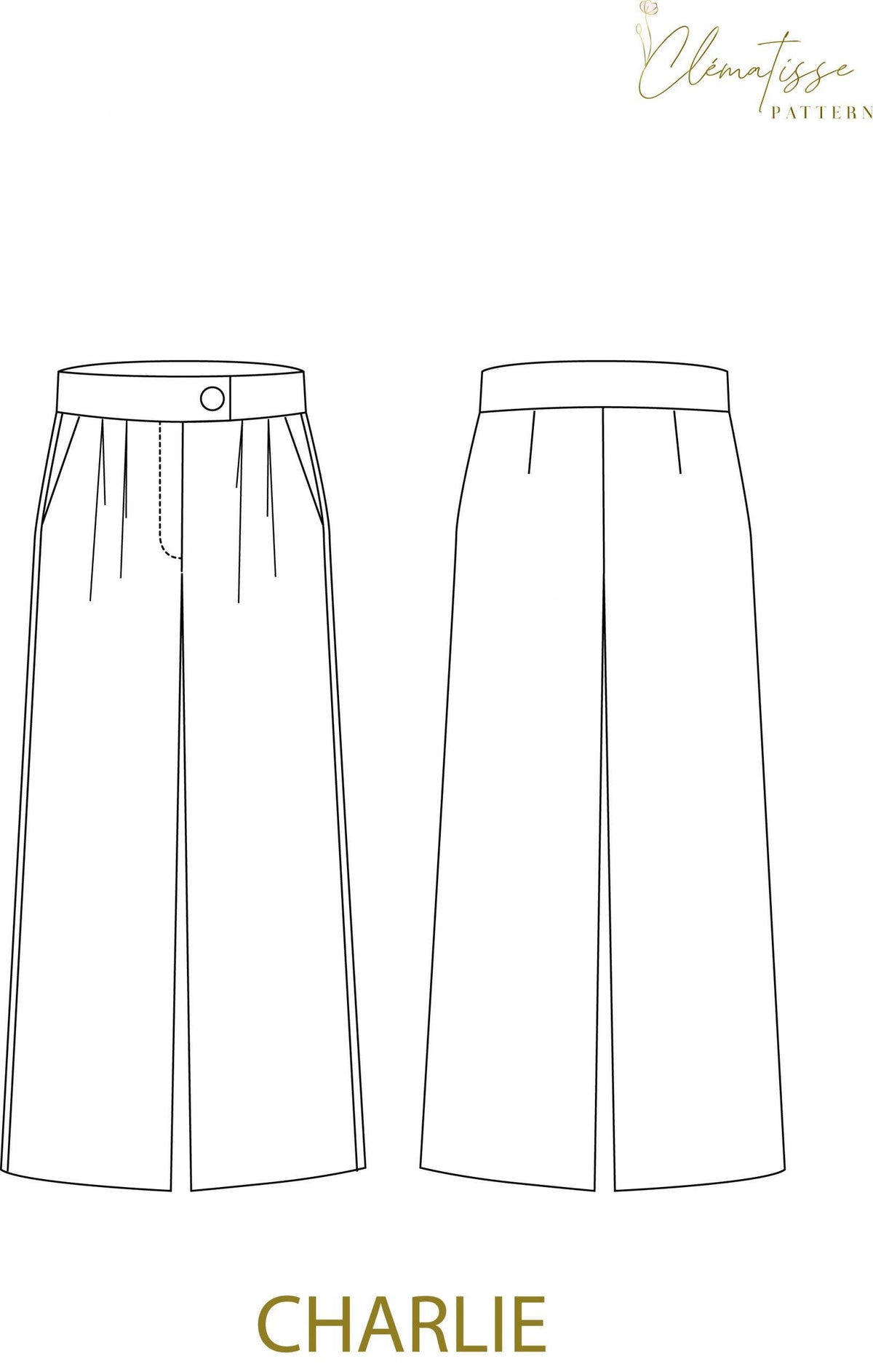 Patron Pantalon Charlie