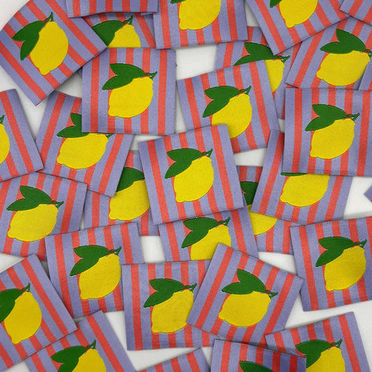 Etiquette Tissée à coudre : Limoncello