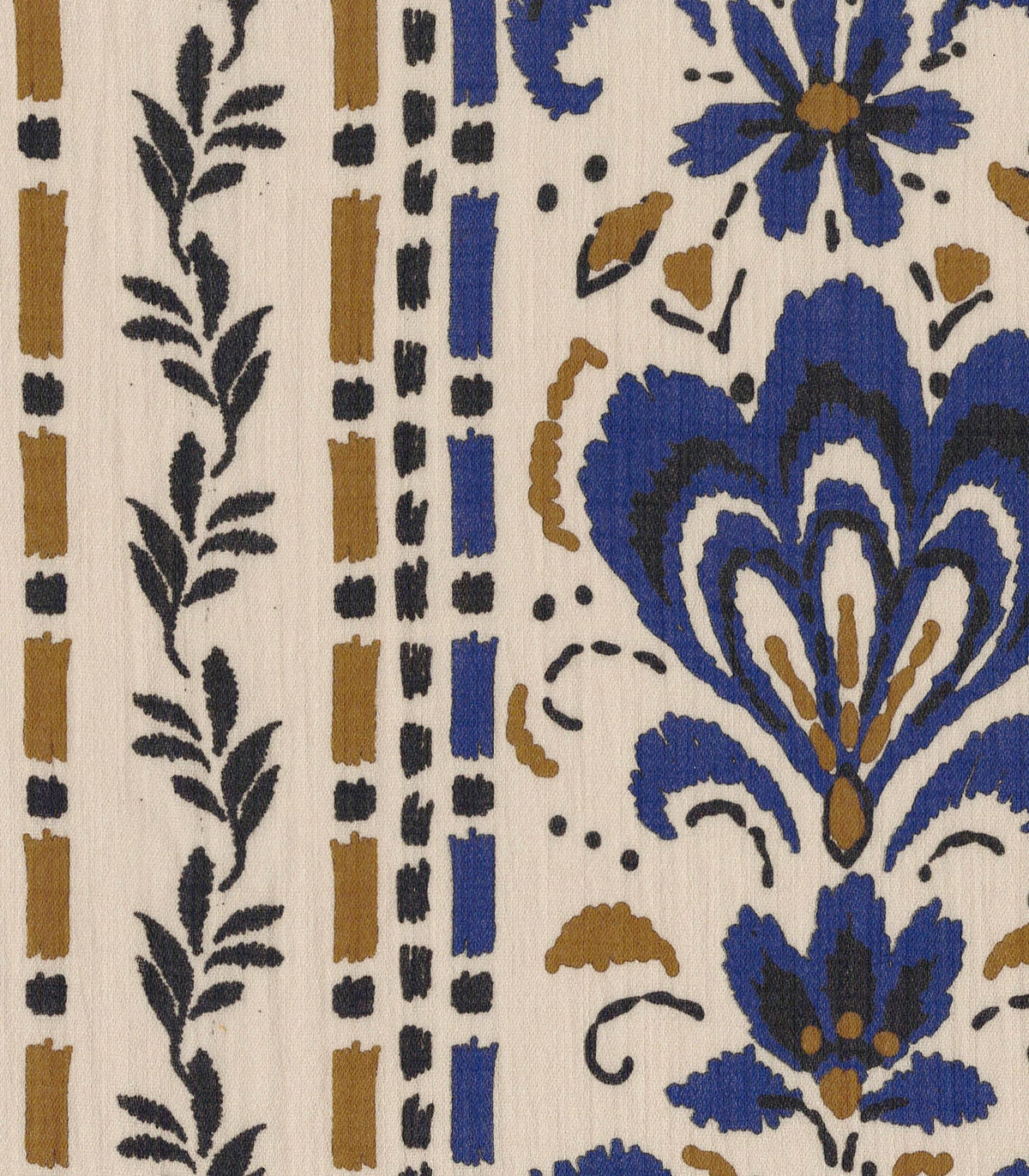 Tissu crêpe viscose Acanthes Flowers – vendu par 50 cm