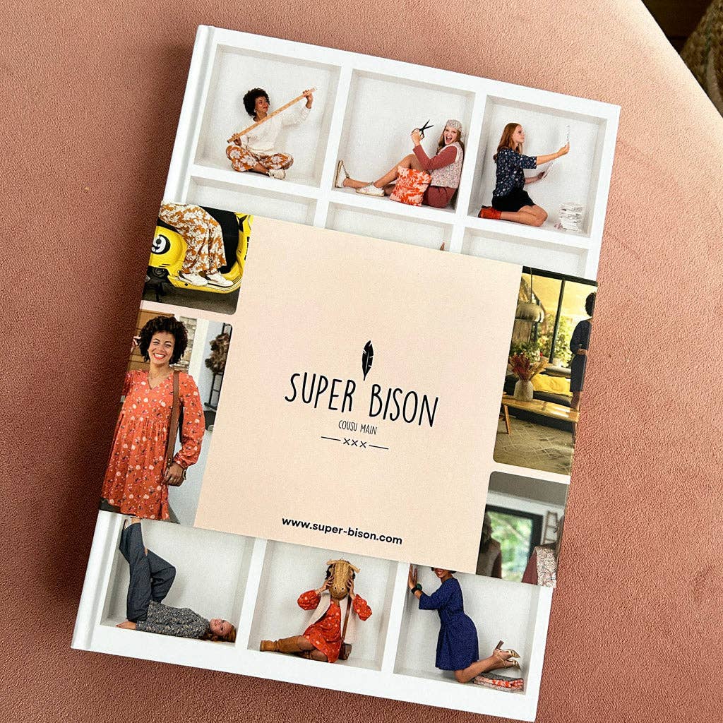 Livre "je couds mes premiers vêtements" avec Super Bison