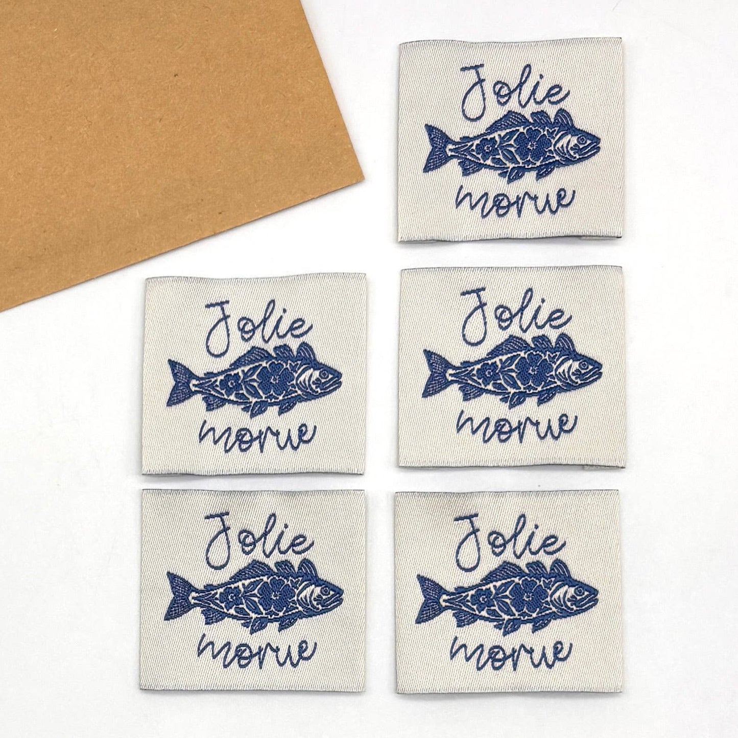 Etiquette Tissée à coudre : Jolie MORUE