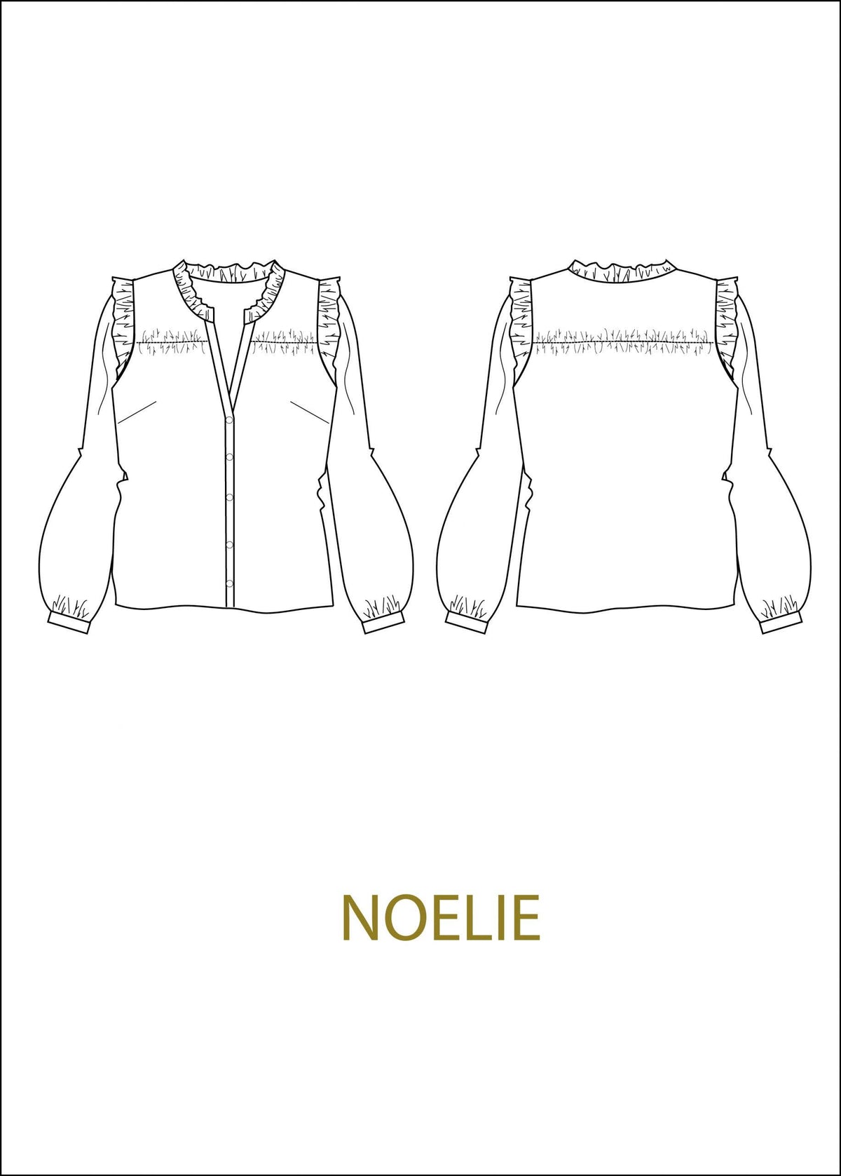 Patron Blouse Noélie