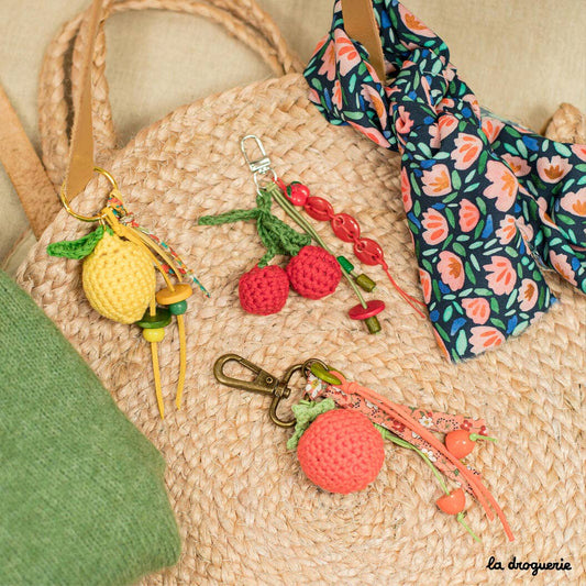 Kit à crocheter - Les porte-clés fruités