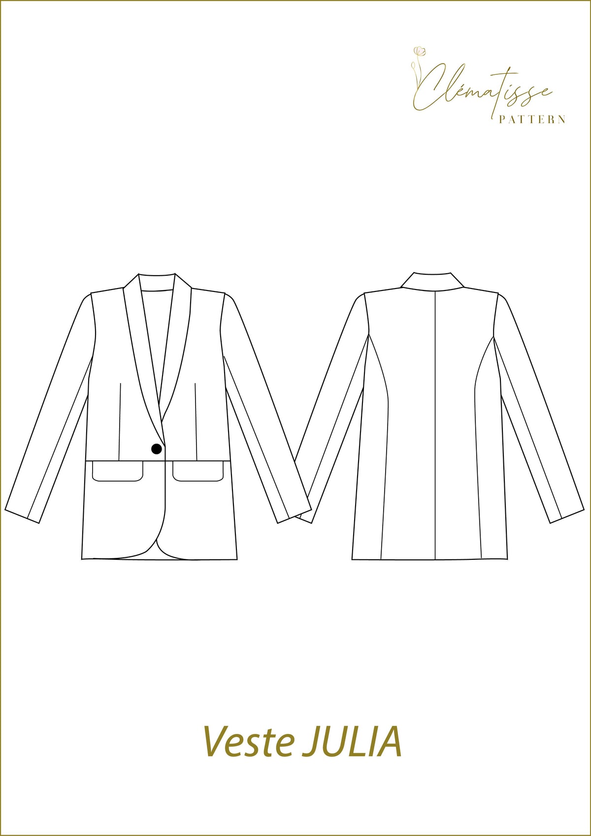 Patron veste Julia