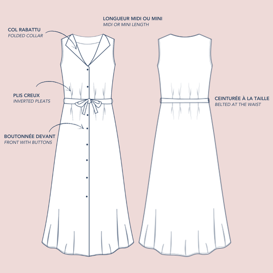 Patron de couture - Gigi - vendu à l'unité