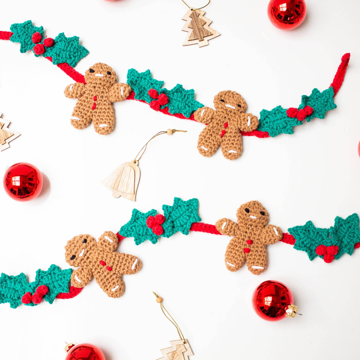 Kit de crochet DIY guirlande de Noël