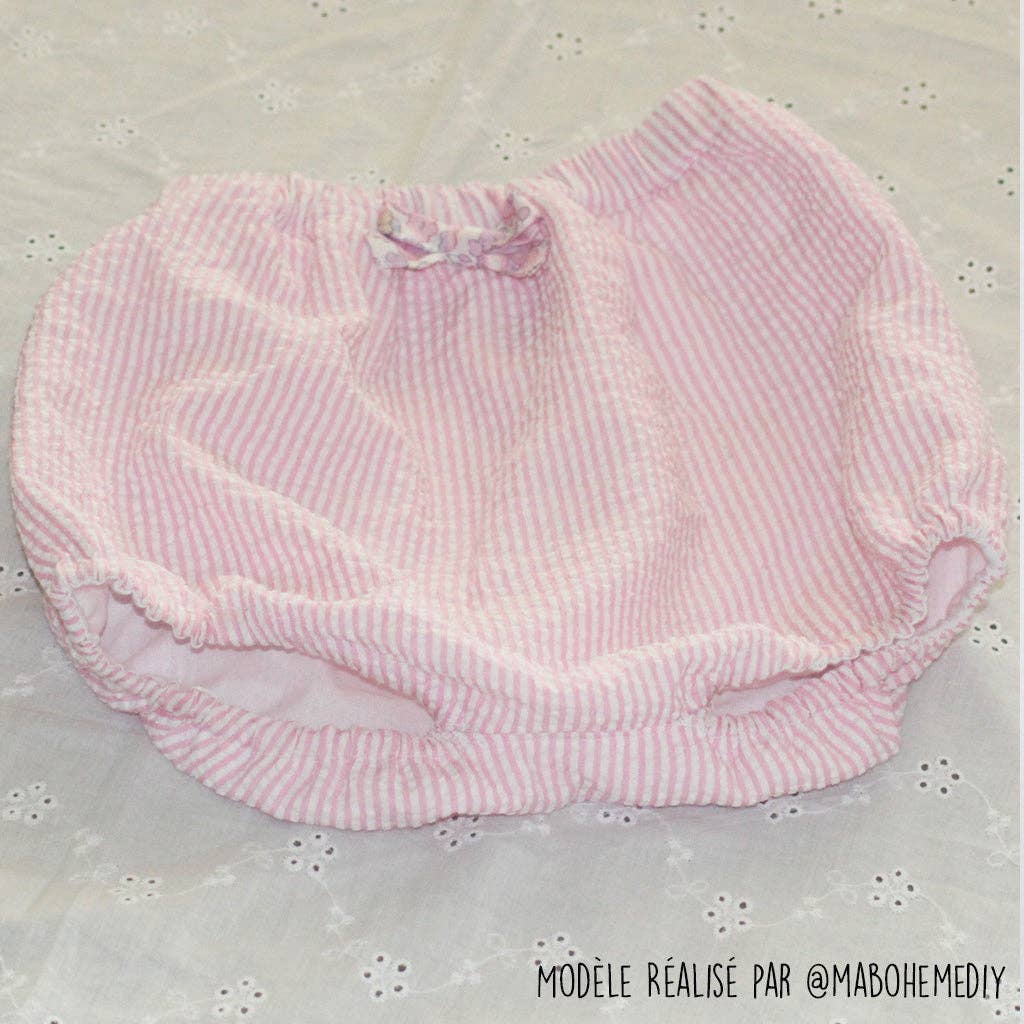 Patrons bébé : Sarouel, Bloomer et Pull Miki & Nori du 3 au 24 mois