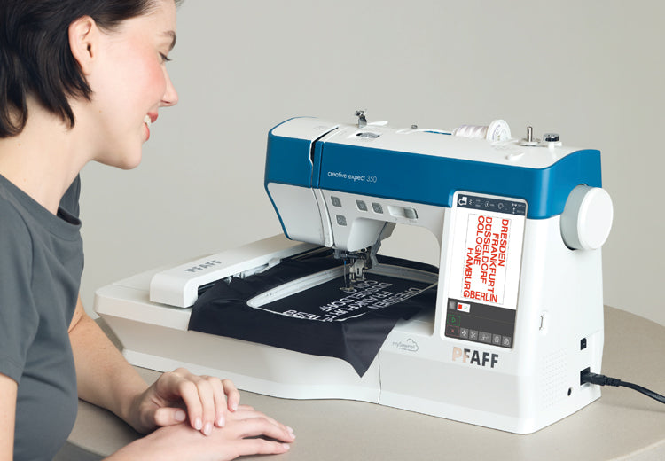Machine à coudre et à broder PFAFF Creative Expect 350