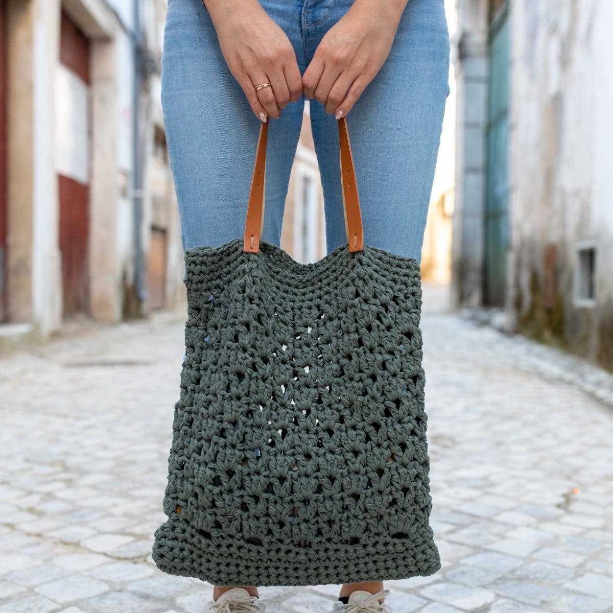 Kit DIY Sac de marché urbain au crochet Puglia