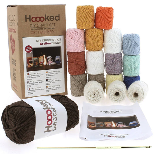 Kit de crochet DIY Belém – Ensemble de crèche: Multicolored