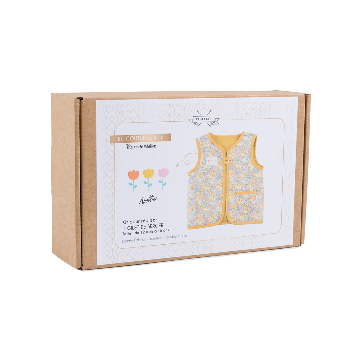 Kit gilet berger fille | Apolline