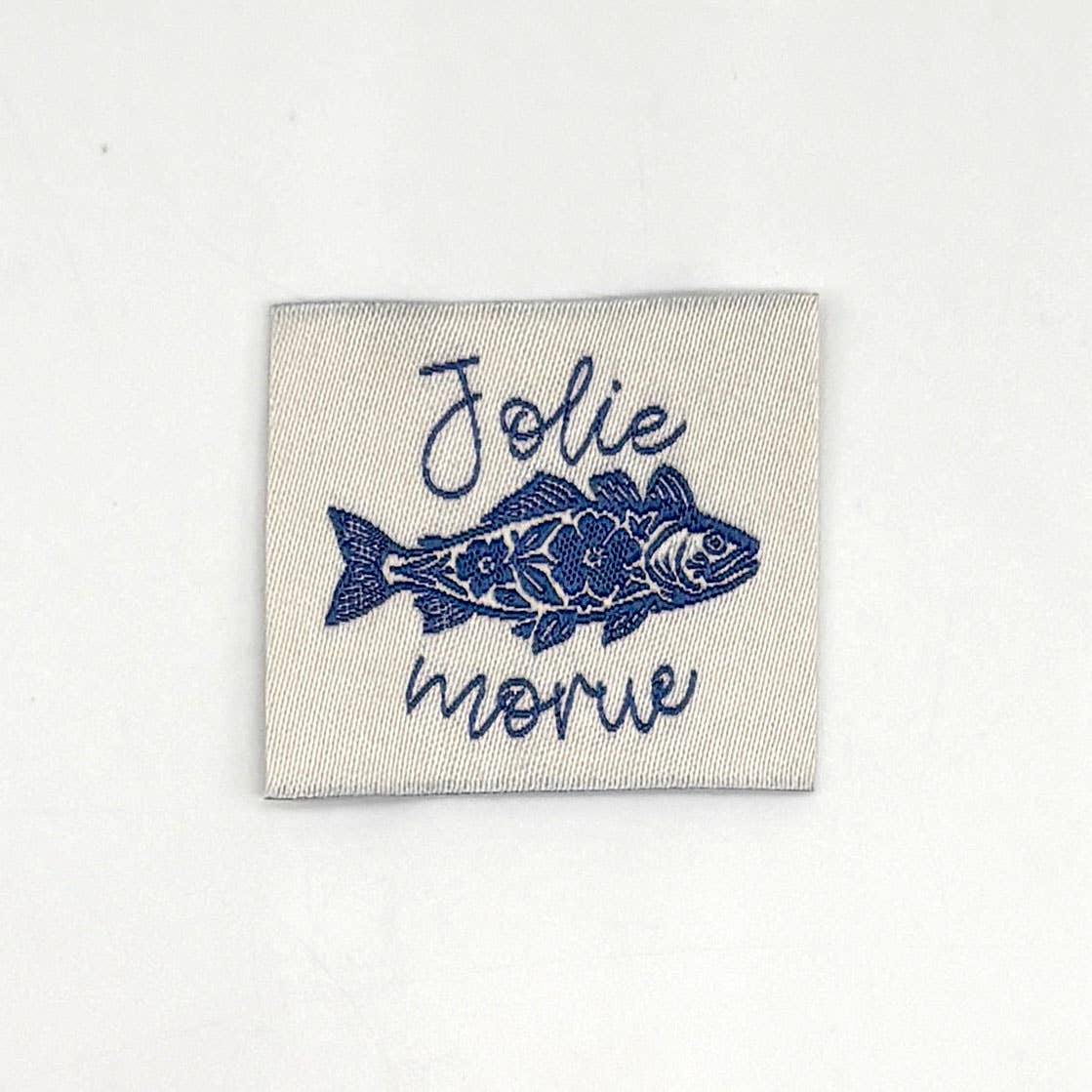 Etiquette Tissée à coudre : Jolie MORUE