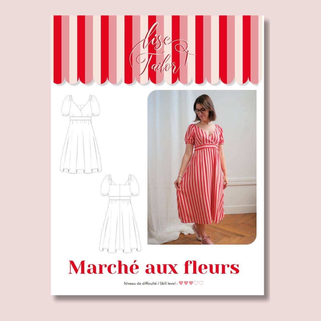Patron de couture - Marché aux Fleurs - vendu à l'unité