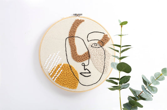 KIT PUNCH NEEDLE LINE ART