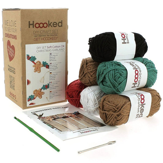 Kit de crochet DIY guirlande de Noël