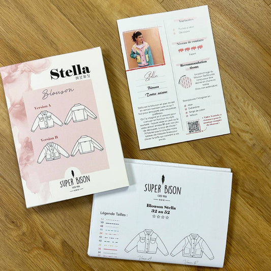 Patron Veste Stella du 32 au 52