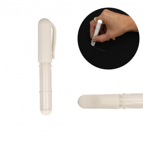Stylo craie à roulette Cactus blanc pour couture