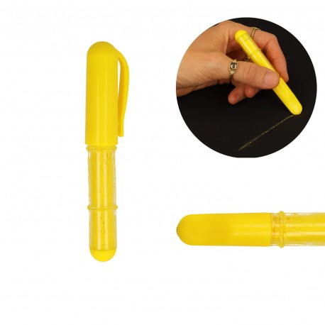 Stylo craie à roulette Cactus jaune maïs pour couture