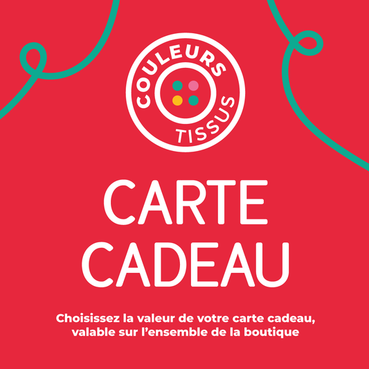 Carte Cadeau Couture & Tissus
