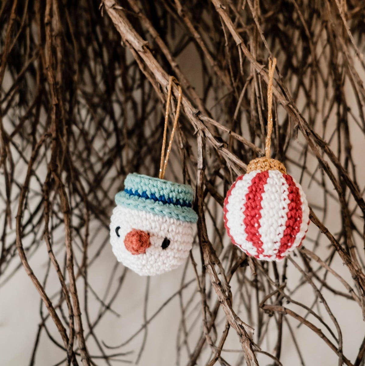 Kit de crochet DIY boules de Noël pays des merveilles