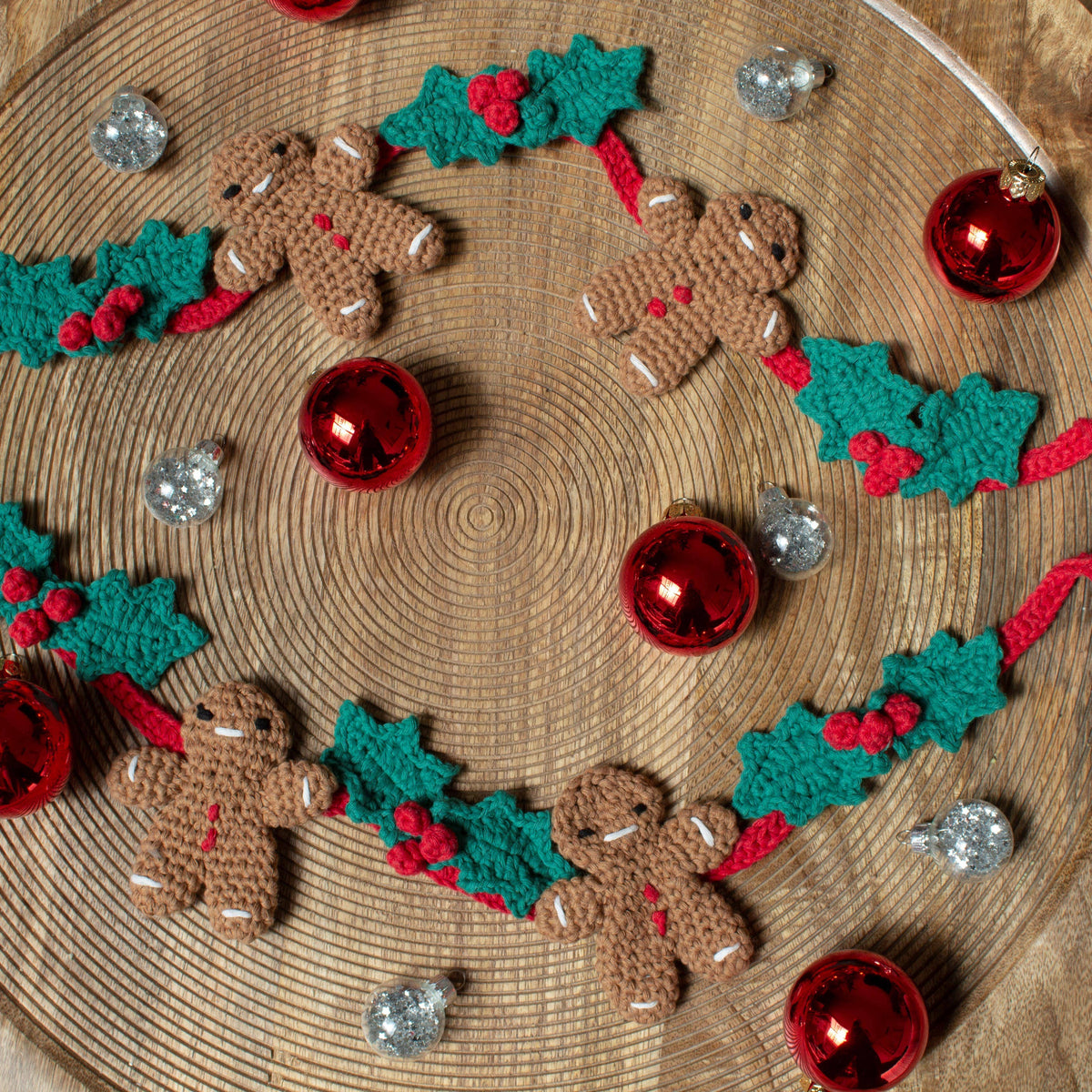 Kit de crochet DIY guirlande de Noël