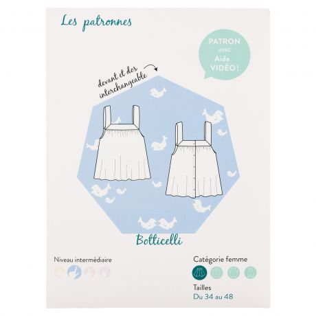 Patron Les patronnes débardeur femme