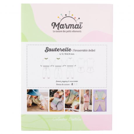 Patron Marmaï ensemble sweat jogging sauterelle 6 - 24 mois