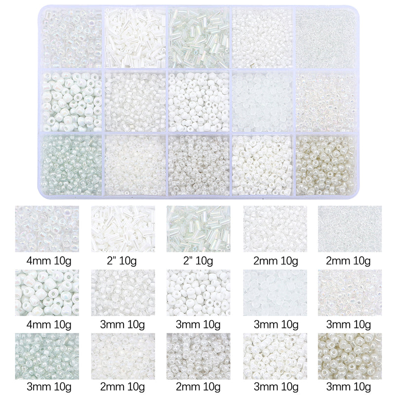 Kit de perles de rocaille en verre