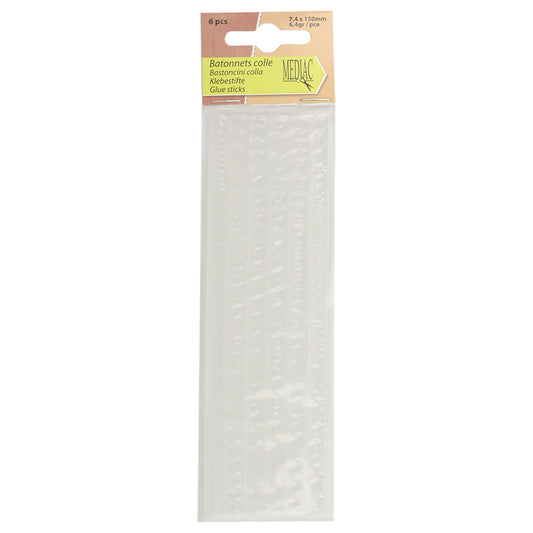BATONNET COLLE *6p - transparent