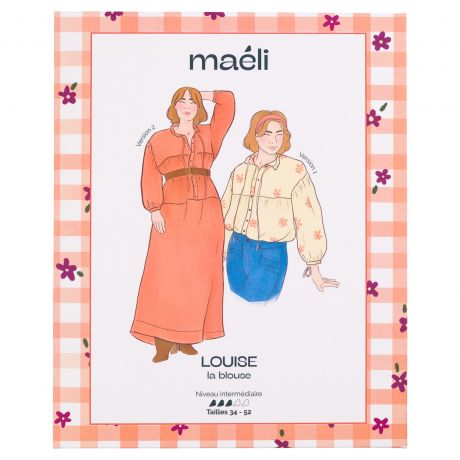 Patron Maéli Paris blouse Louise t34/52