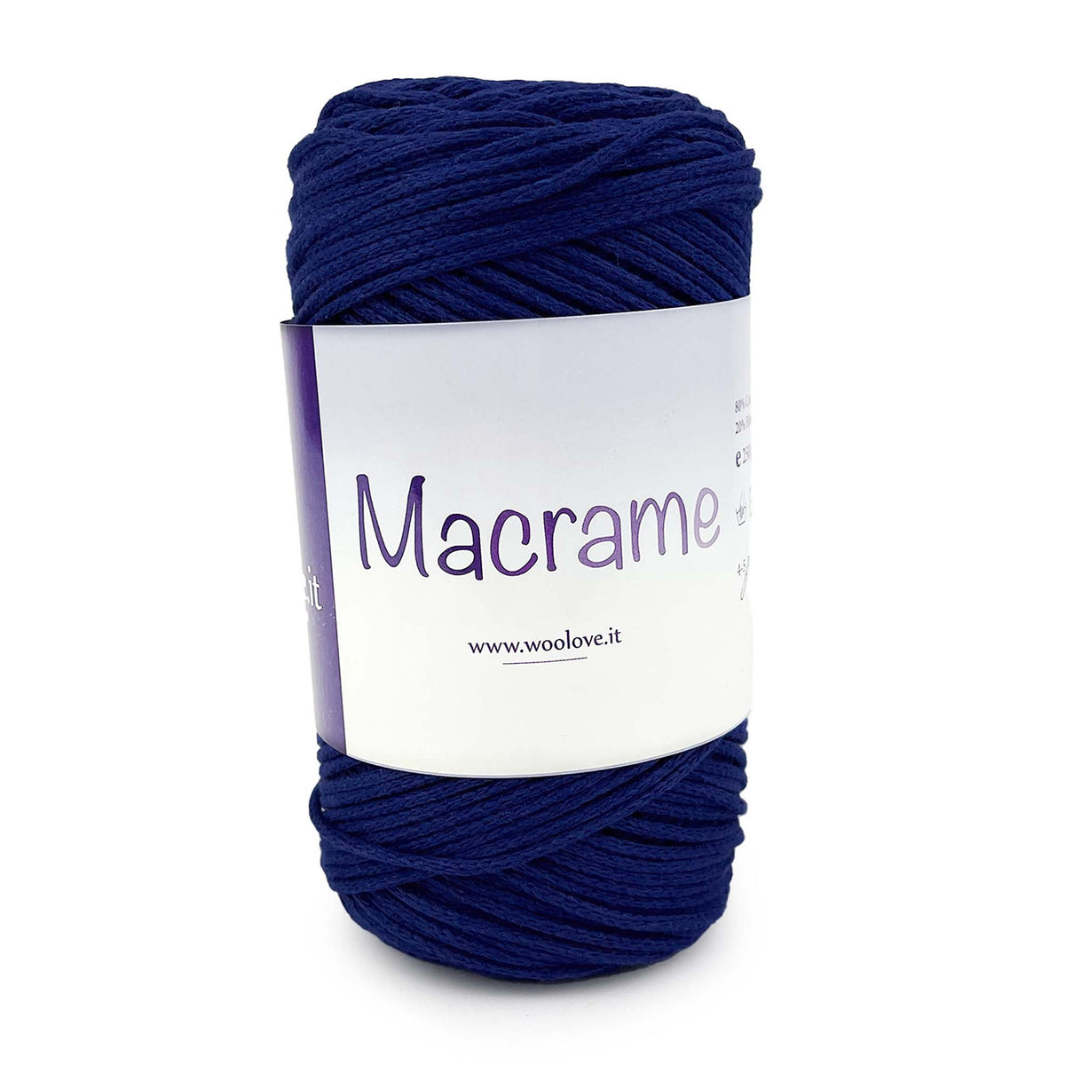 Fil macramé coton 2 MM - 225M