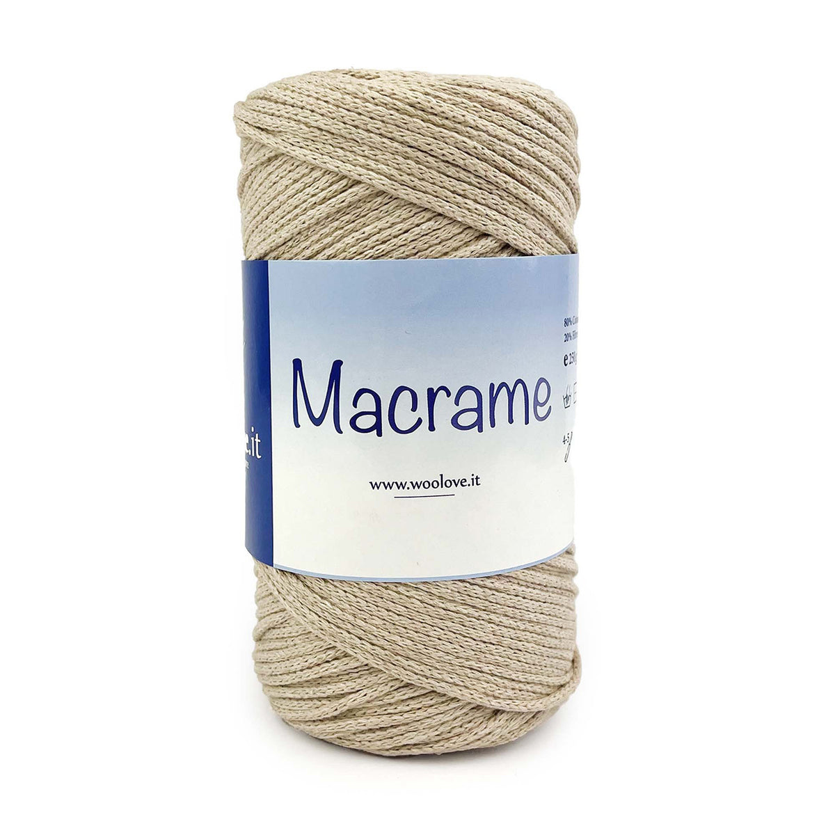 Fil macramé coton 2 MM - 225M