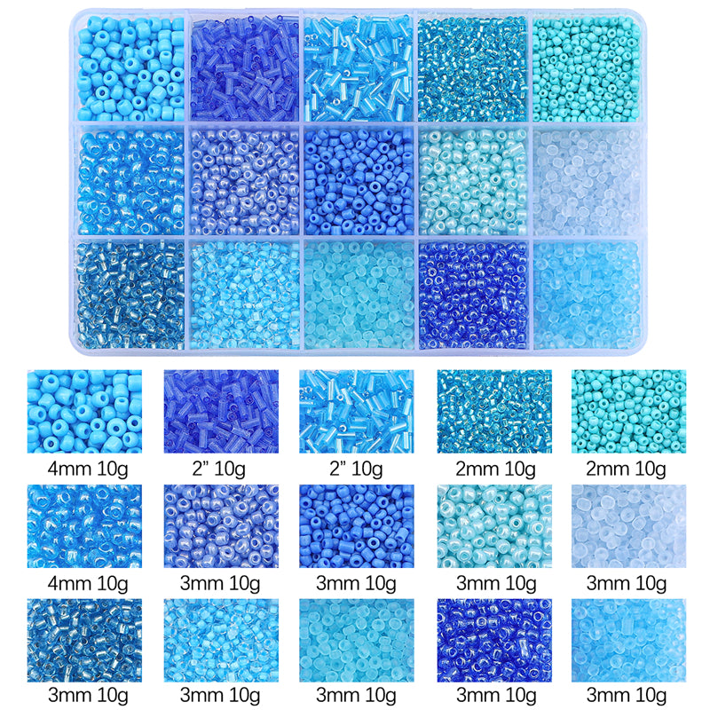 Kit de perles de rocaille en verre