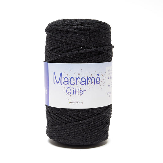 Fil macramé pailleté 2 mm - 250 m