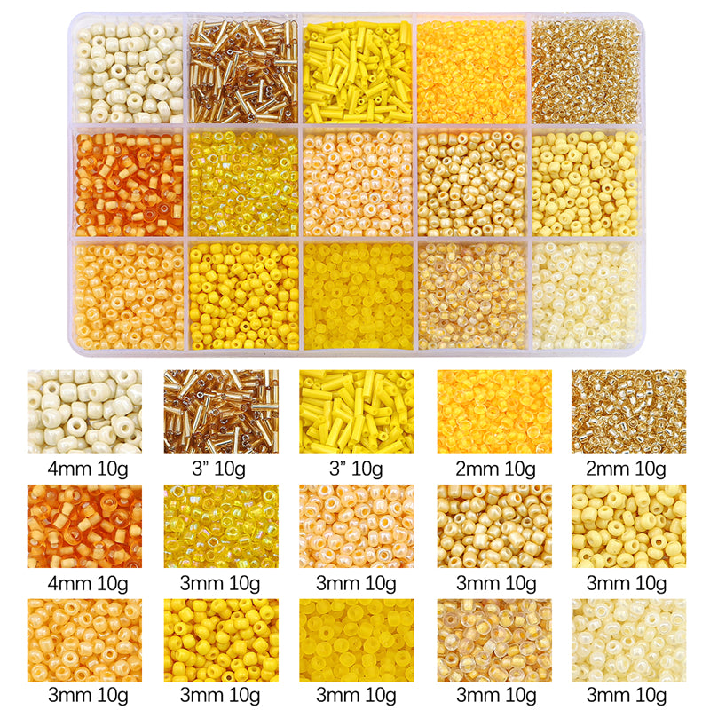 Kit de perles de rocaille en verre