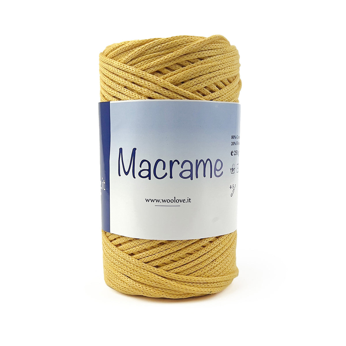 Fil macramé coton 2 MM - 225M