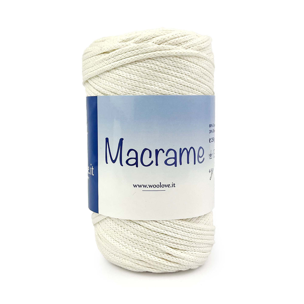 Fil macramé coton 2 MM - 225M