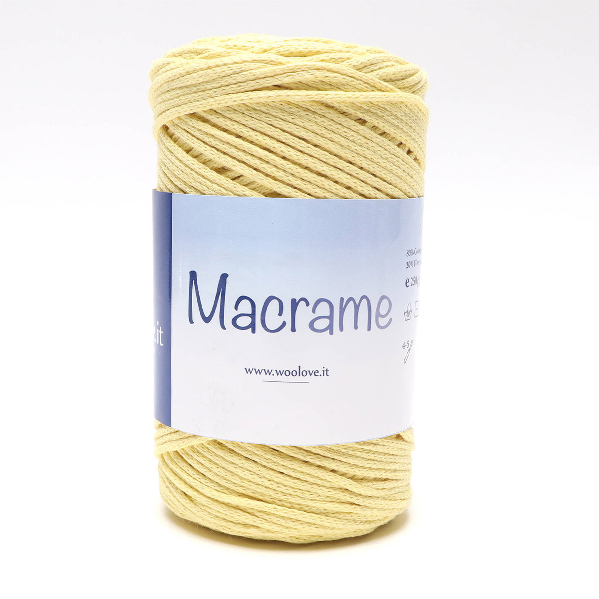 Fil macramé coton 2 MM - 225M