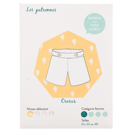 Patron Les patronnes short femme