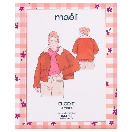 Patron Maéli Paris veste Élodie t34/52