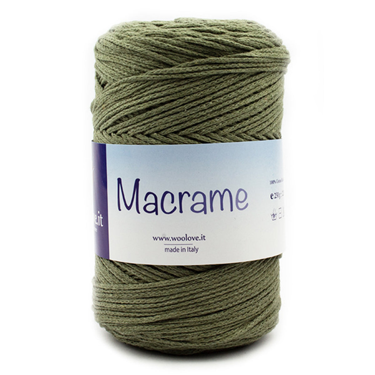 Fil macramé coton 2 MM - 225M