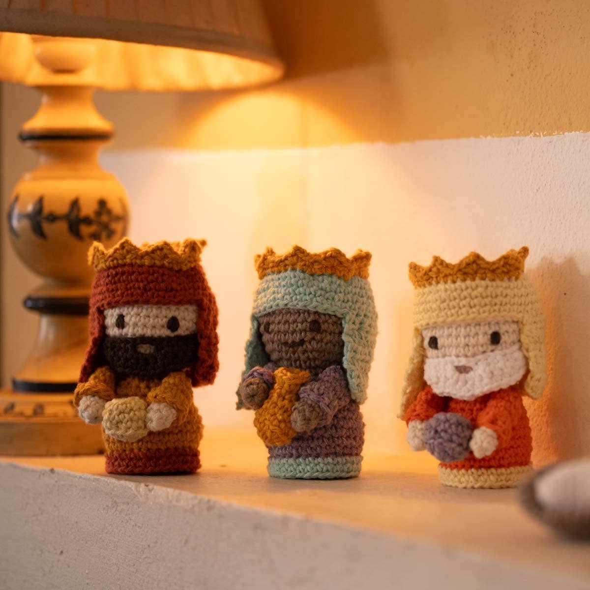 Kit de crochet DIY Belém – Ensemble de crèche: Multicolored